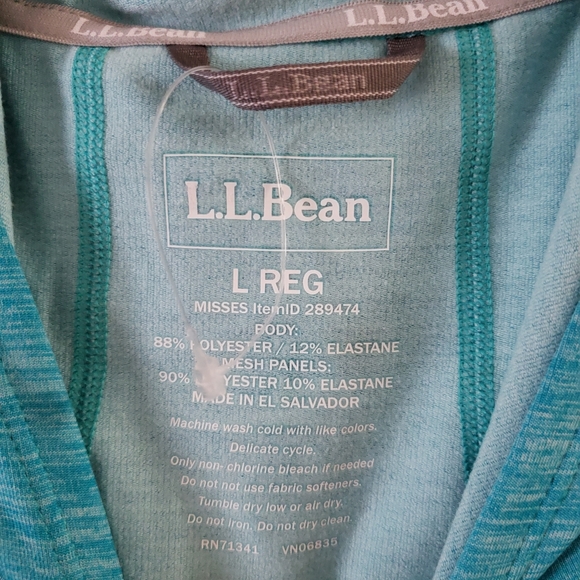 🌹NEW- L.L. Bean Teal Active Lightweight Pullover - Picture 7 of 8